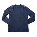 Mustache Epaulettes Cashmere Crew