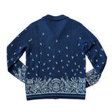 Superfine Cashmere Bandana Cardigan