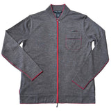 Superfine Cashmere Zip Cardigan