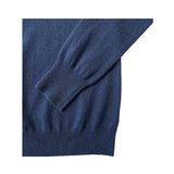 Women's Grosgrain Shoulder Cashmere Crew