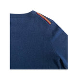 Women's Grosgrain Shoulder Cashmere Crew