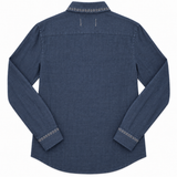 Lindsey Flag #35 Navy Linen Shirt