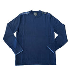 Mustache Epaulettes Cashmere Crew