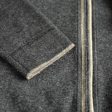 Lightweight Cashmere Zip Cardigan