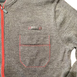 Superfine Cashmere Zip Cardigan
