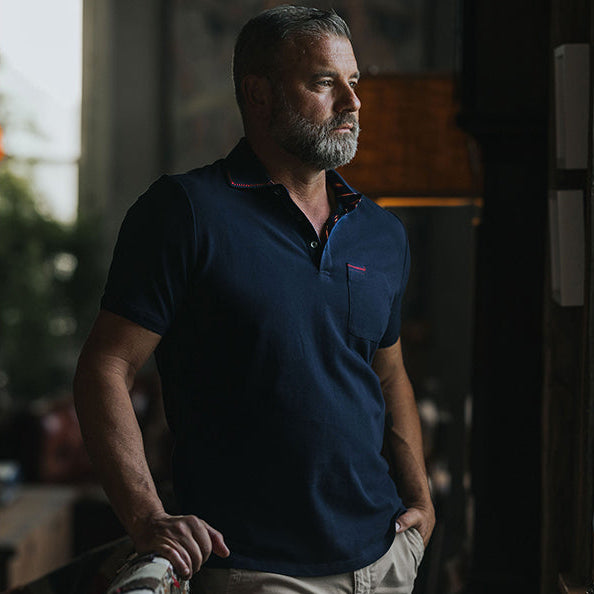 The Classic Silk-Trimmed Polo