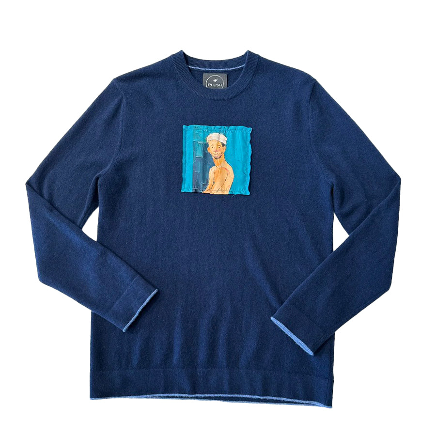 Trevor Cashmere Seated Sailor