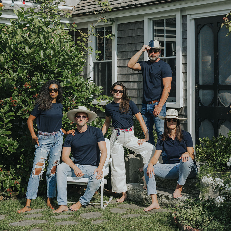 The Classic Tee w/Grosgrain Trim