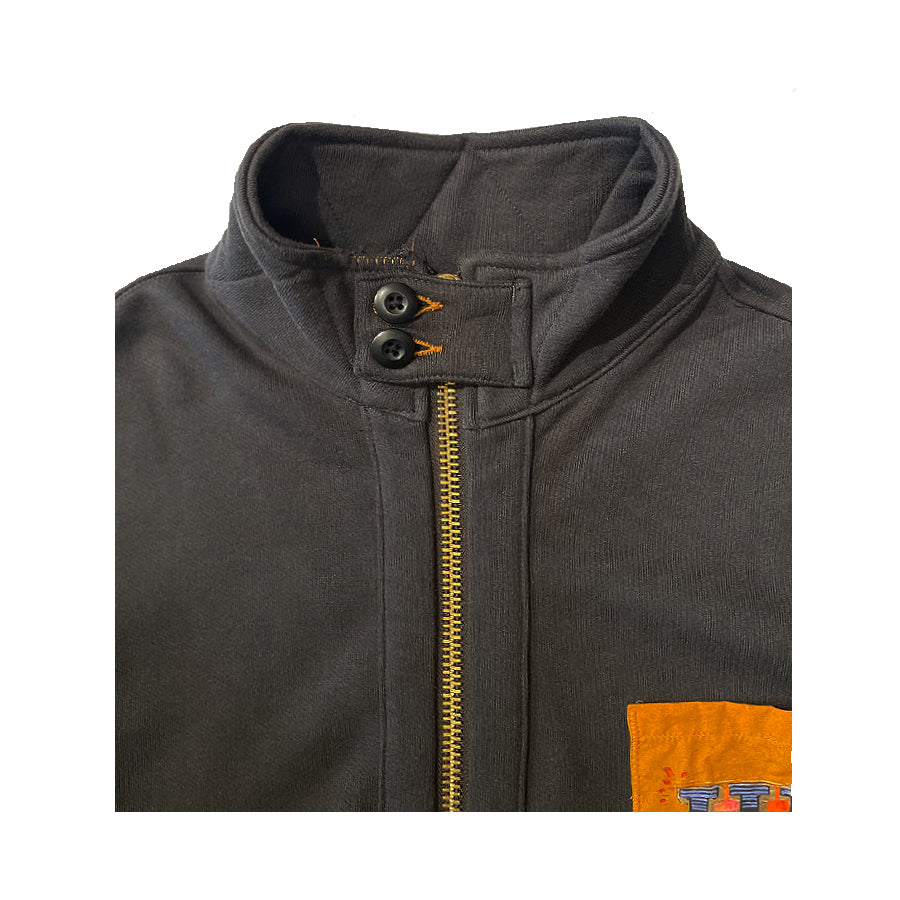 Trevor Fleece Motorcycle Jacket w/Cowboy