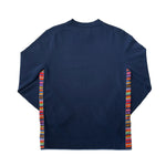 Trevor Side Stripe Cashmere Crew