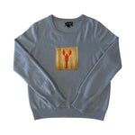 Trevor Women's Lobster Cashmere Crew