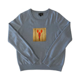 Trevor Women's Lobster Cashmere Crew