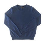 Women's Grosgrain Shoulder Cashmere Crew